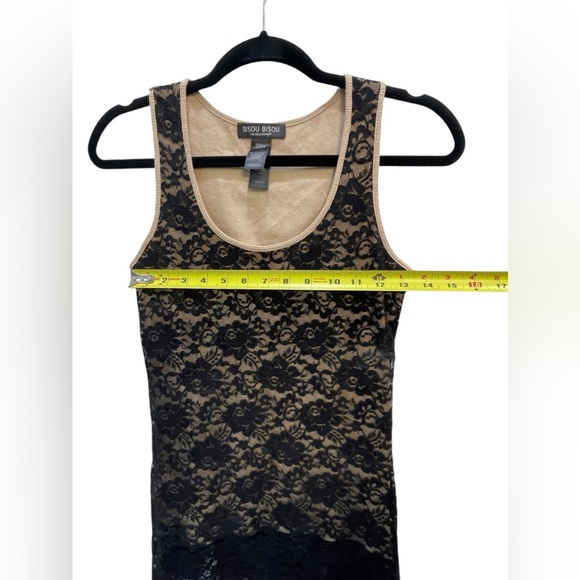Bisou Bisou Michelle Bohbot lace tank size Small - Picture 5 of 5